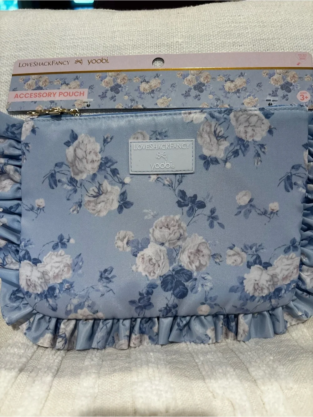 NWT LoveShackFancy Pastel Blue and Lavender Floral School Set Send Offers